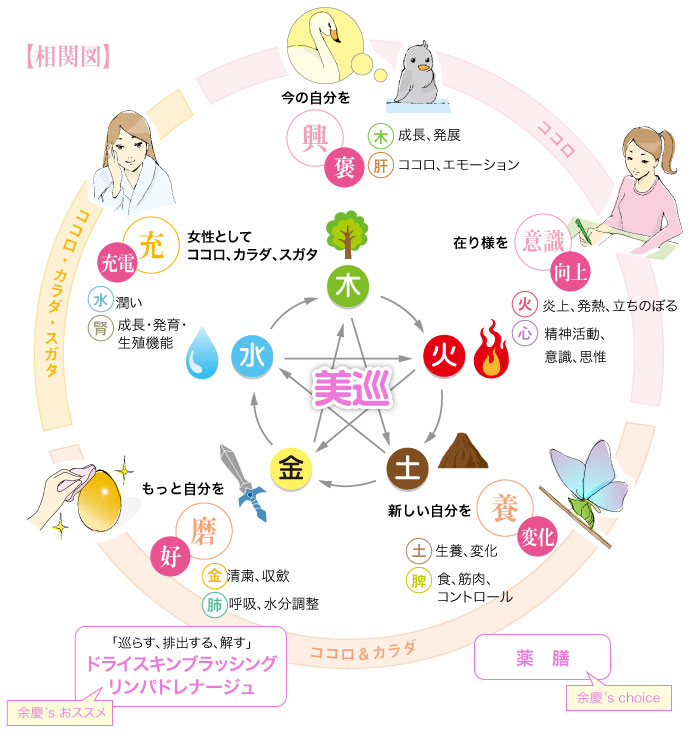 美巡メソッド相関図